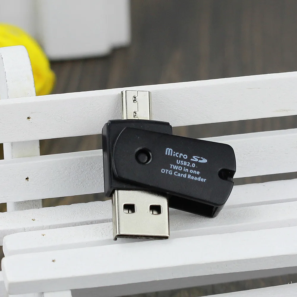 OTG Micro USB к USB 2,0 Micro SD TF кард-ридер адаптер для Android телефон внешний портативный USB SD кард-ридер Suppion# yl