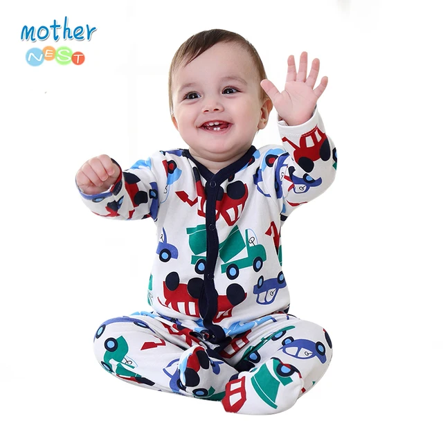 Mother Nest Baby Clothing Newborn Baby Boy Girl Romper Clothes Long