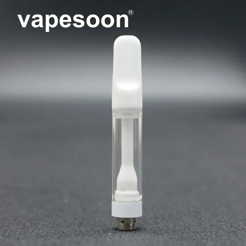 

5pcs Vapesoon CBDCC Cartridge Clearomizer Atomizer 1ml Oil Tank Ceramic Coil For 510 510 Box mod Vape Vaporizer Pen Box Mod