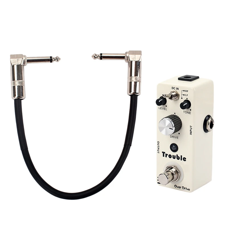 

TOP!-Guitar Effect Milky White Mini Effect + Wire Milky White Guitar Effect