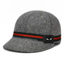 Women's Warm Hat Autumn And Winter Retro Baseball Caps Woolen Hats Casual Cute Fashion Felt Cap 2019 New Style Female Winter Hat Women's Warm Hat Autumn And Winter Retro Baseball Caps Woolen Hats Casual Cute Fashion Felt Cap 2019 New Style Female Winter Hat