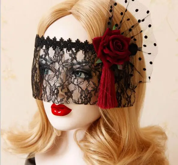 Для женщин пикантные кружево маска на глаза для вечеринки Карнавальная маска цветок костюмы на Хэллоуин Карнавальная маска