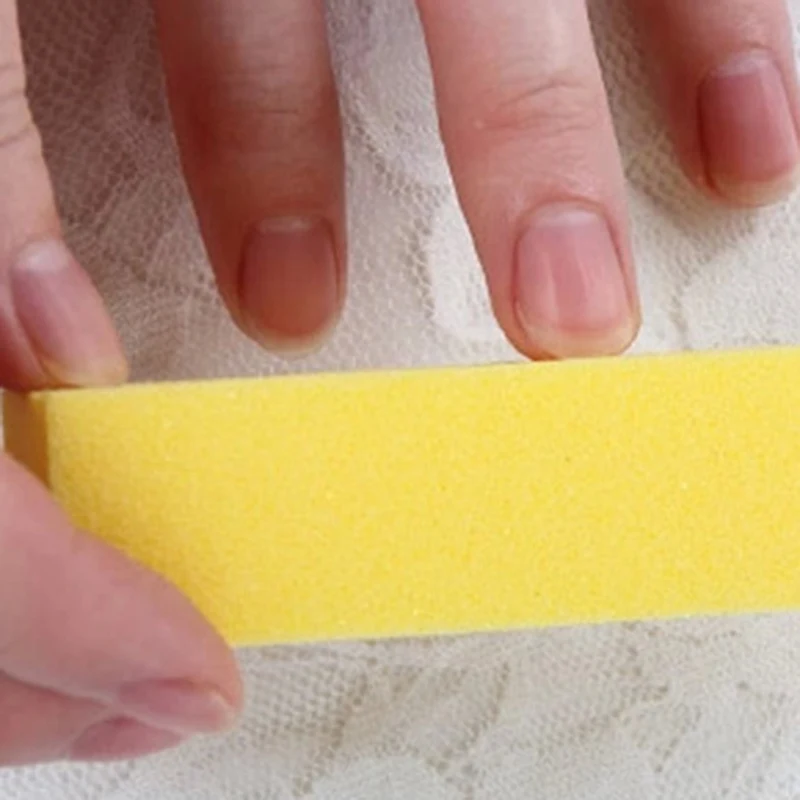 1/3 pcsreative тофу блок полированные полоски со всех сторон полированная пилочка для ногтей 6 Цвет хорошее качество износостойкий маникюрная мельница - Цвет: YW