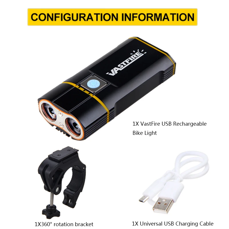 Perfect Front Bike Headlight L2 LED Bike Lights 6000 LM USB Rechargeable Cycling Torch 5 Modes MTB Bicycle Lamps 7