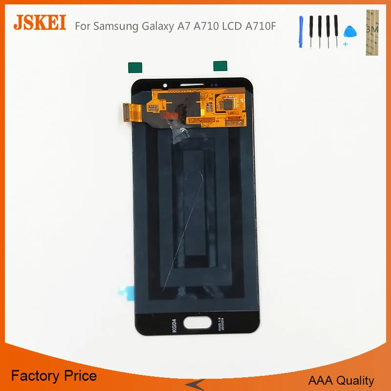 

For Samsung A710 LCD Screen For Samsung Galaxy A7 A710 LCD A710F LCD Display Touch Screen Digitizer With Tools