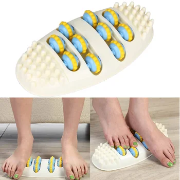 

100pcs/lot Rolling Wheel Foot Massager Foot Health Care Masajeador Fisioterapia Massageador Corporal