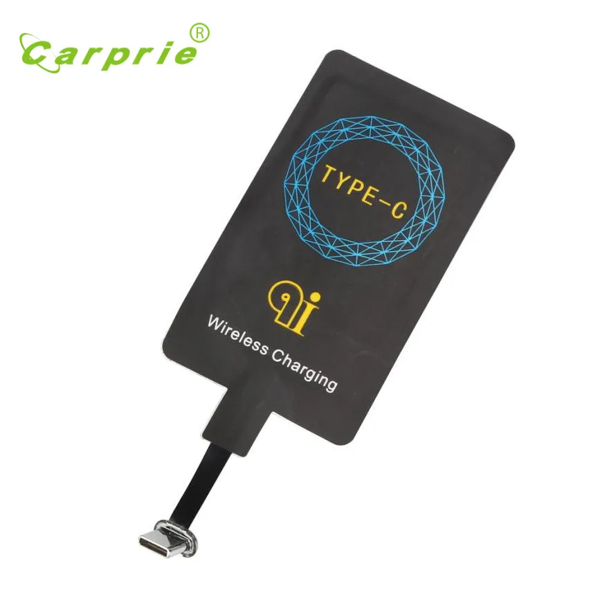 Carprie USB 3.1 Тип-C Стикеры QI Беспроводной зарядки Зарядное устройство приемник для Huawei p9 17apr07