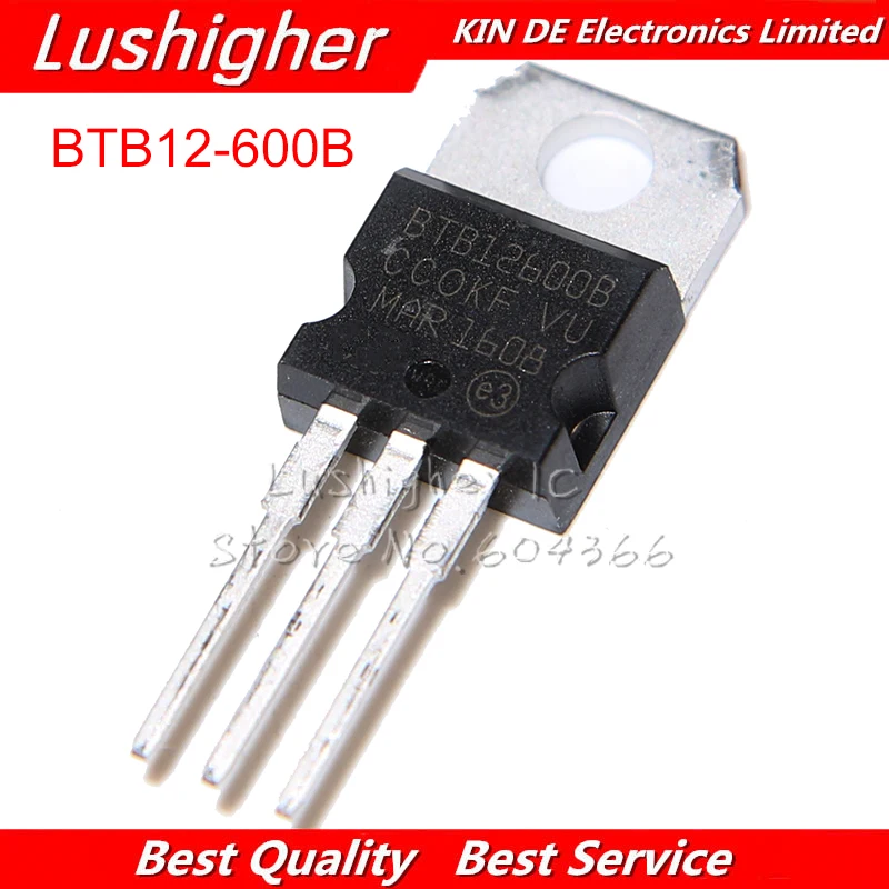 

100PCS BTB12-600B TO220 BTB12-600 TO-220 BTB12 600B