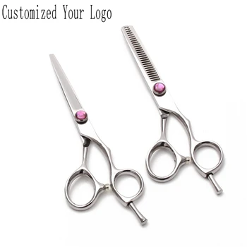 

C9014 5.0" 14.5cm JP 440C Customized Logo Hairdresser's Scissors Salon Cutting Shears Thinning Shears Professional Hair Scissors