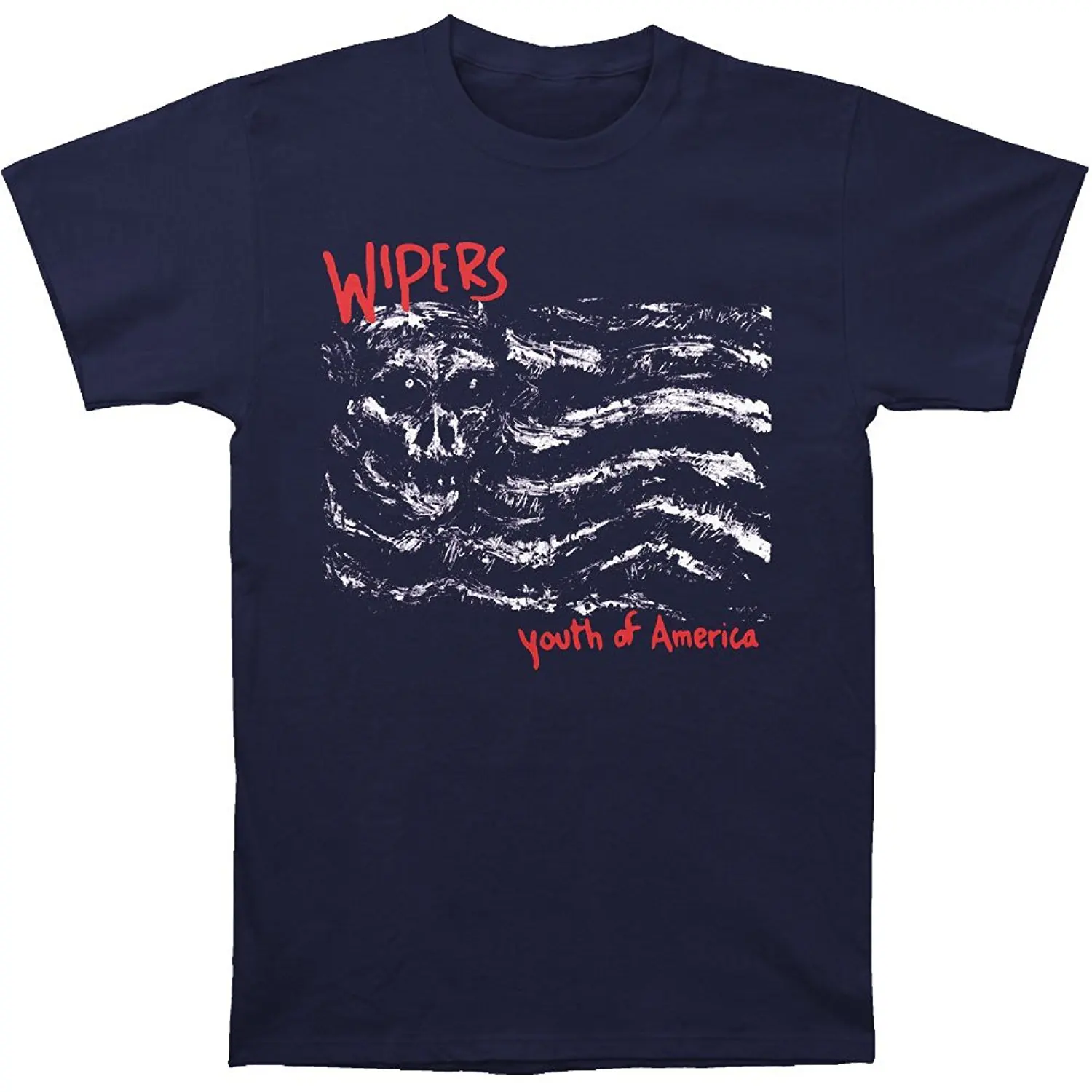 Футболка с принтом Wipers Youth of America футболка 2018 модная брендовая для мужчин большого
