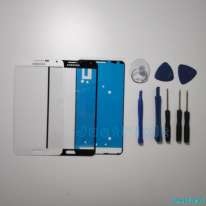 

Replacement Outer Glass Lens For samsung Note3 N900 N9005 LCD Touch Screen Front Glass Outer Panel Adhesive tools