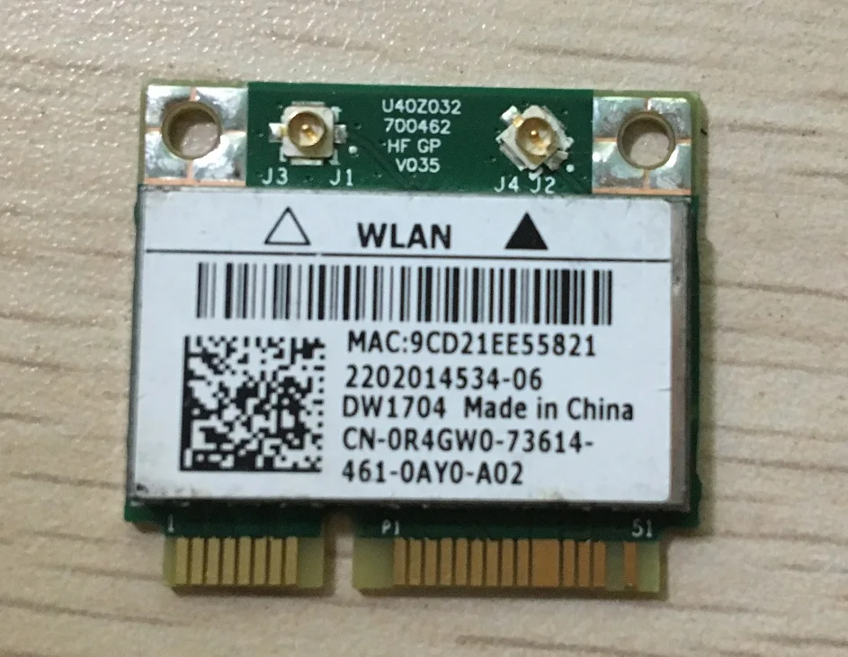 

SSEA New for DELL DW1704 Broadcom Bcm4314 BCM943142HM Wireless WiFi 300Mbps Bluetooth 4.0 half Mini PCI-E Card Free shipping