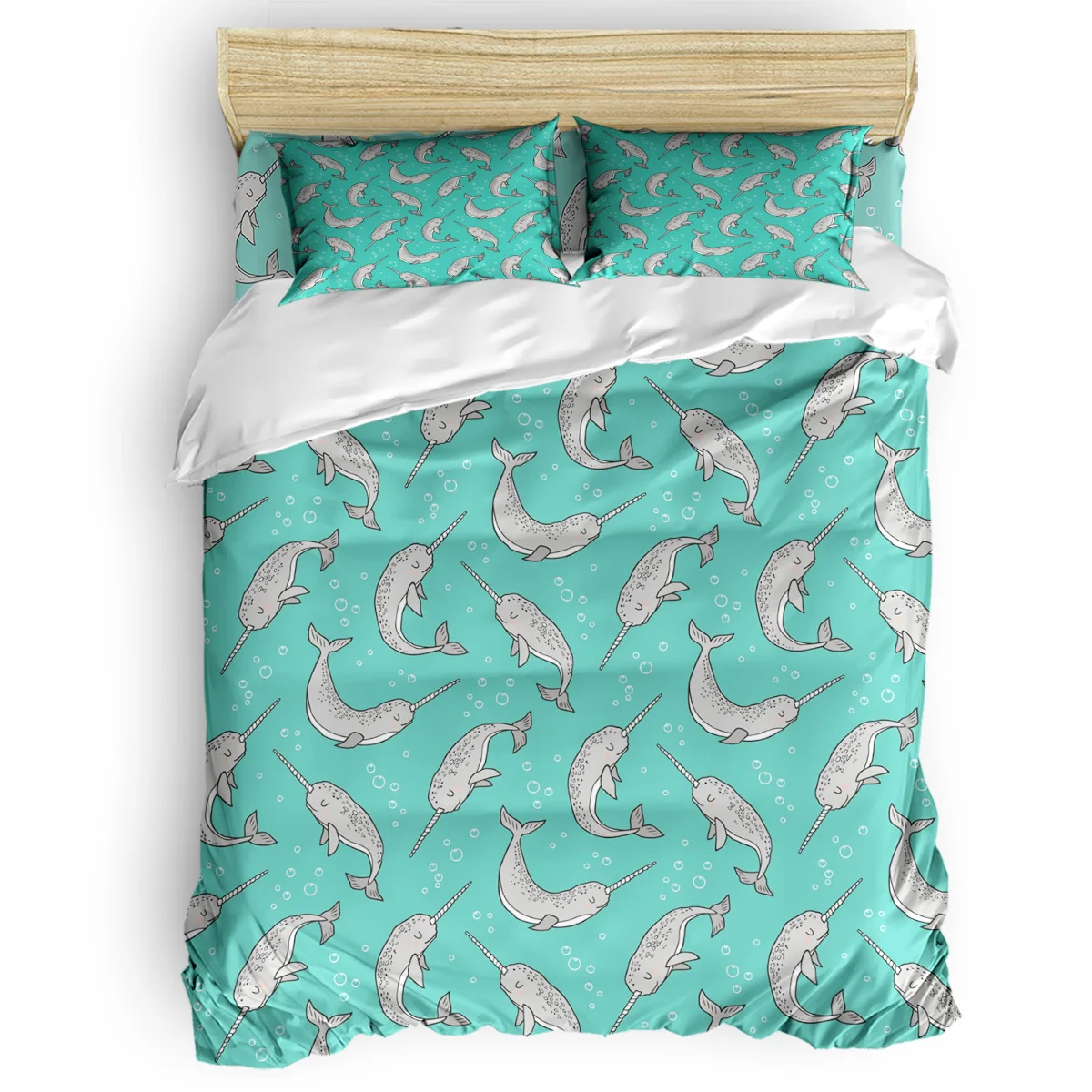 narwhal bedding set