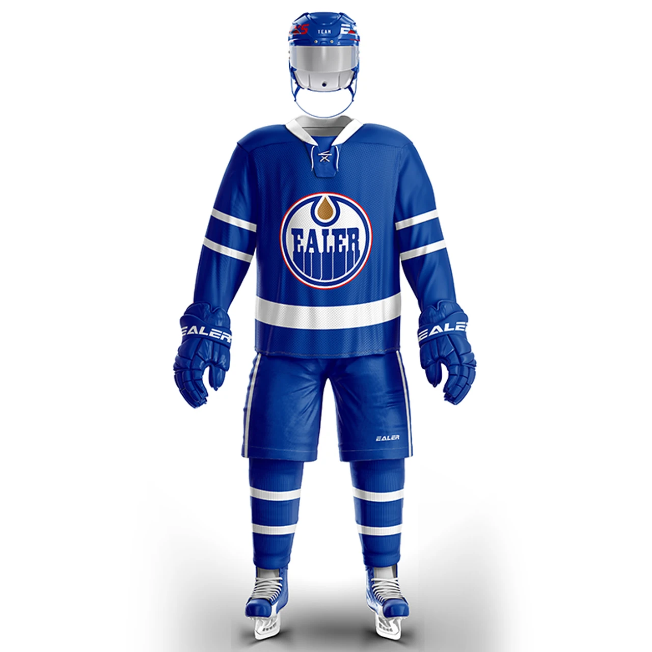 

COLDOUTDOOR free shipping Edmonton ice practice hockey jerseys With Printing Logo in stock customized E066