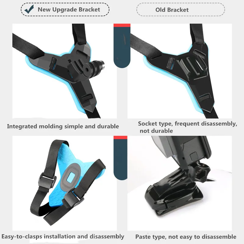 Helmet Chin Mount Adapter Extension Holder Motorcycle Helmet front bracket For GoPro Hero 7 6 4 SJCAM Xiaomi Yi 4K Action Camera  (12)
