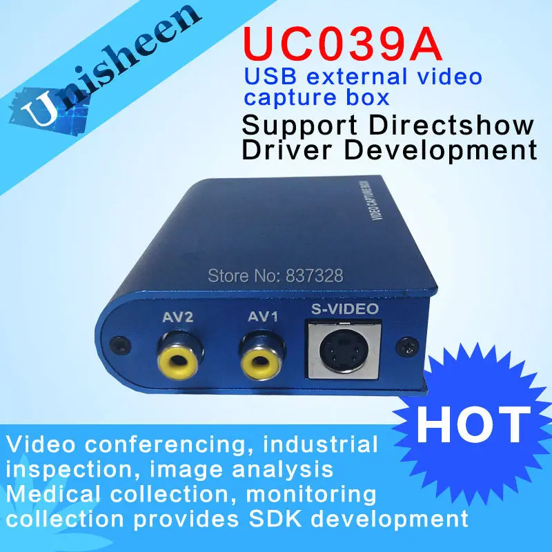 USB коробка видеозахвата CVBS S Video Win7 SDK B Ультразвуковой анализ изображения