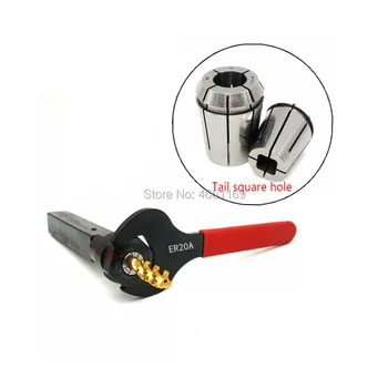 

CNC lathe tool holder drill clamp Quartet type telescopic floating tapping extension rod Wire tapping chuck ER collet ERG