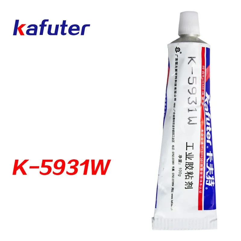 5 шт. Kafuter 100 г K-5931W белая лампа силиконовый CFL герметик промышленные клеи