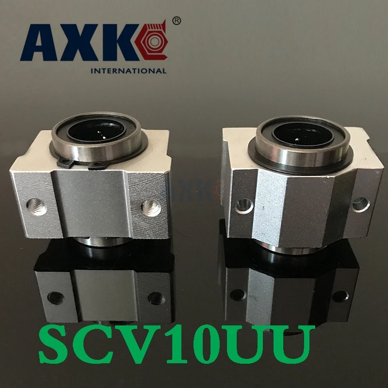 2pcs/lot Scv10uu Sc10vuu Scv10 Linear Bearing Block Diy Linear Slide