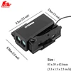 Mini télémètre Laser infrarouge pour la chasse compteur de vitesse d'angle de tir, lunette tactique montée ► Photo 3/6