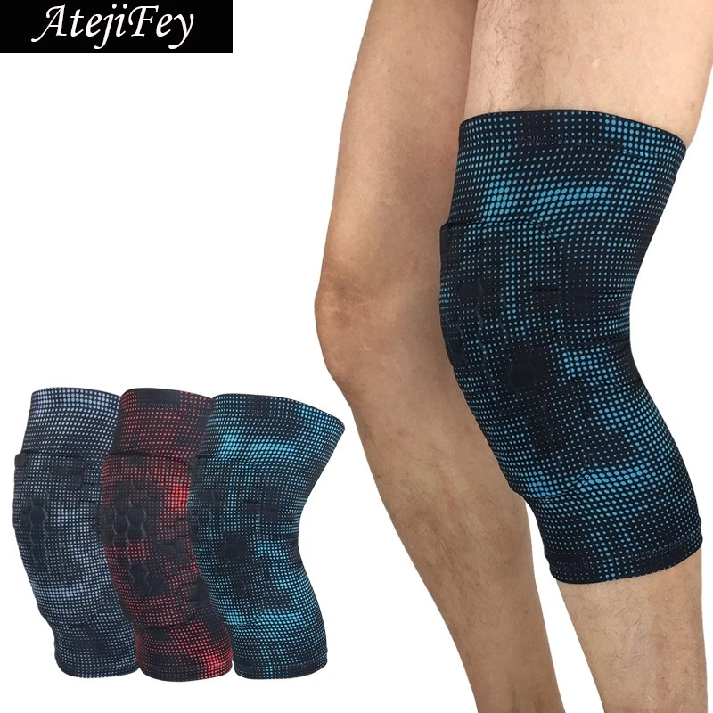 1 Pair Padded Short Knee Pads Protector Elastic Breathable