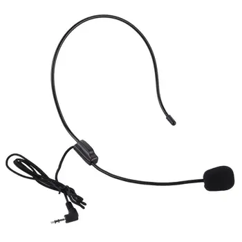 

Universal Portable 3.5mm Mini Headset Microphone Lapel Lavalier Clip Microphone for Lecture Teaching Conference Guide Studio Mic