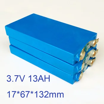 

3pcs 13Ah 3.7v lipo battery rechargeable li polymer cell for 12V 13A battery pack diy e-bike UPS Power convertor HID light