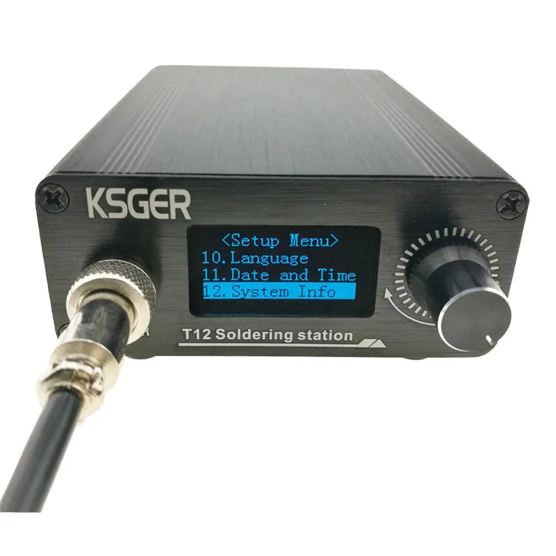 KSGER V2.1S T12 цифровой Температура контроллер паяльная станция Электрический паяльник советы T12-K+ 9501 ручка электрические инструменты