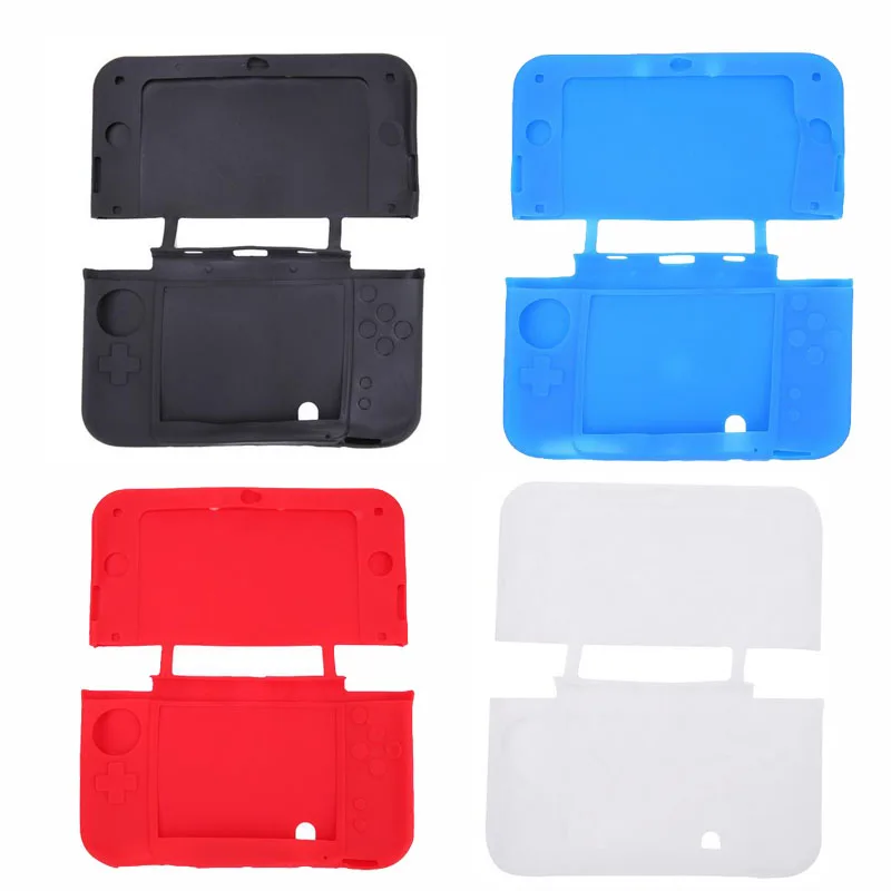 4colors Rubber Soft Silicone Cover Case For Nintendo New 3ds Xl Ll