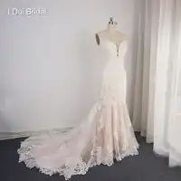 Sweetheart Mermaid Lace Wedding Dress 2019 New Factory Custom Made Bridal Gown