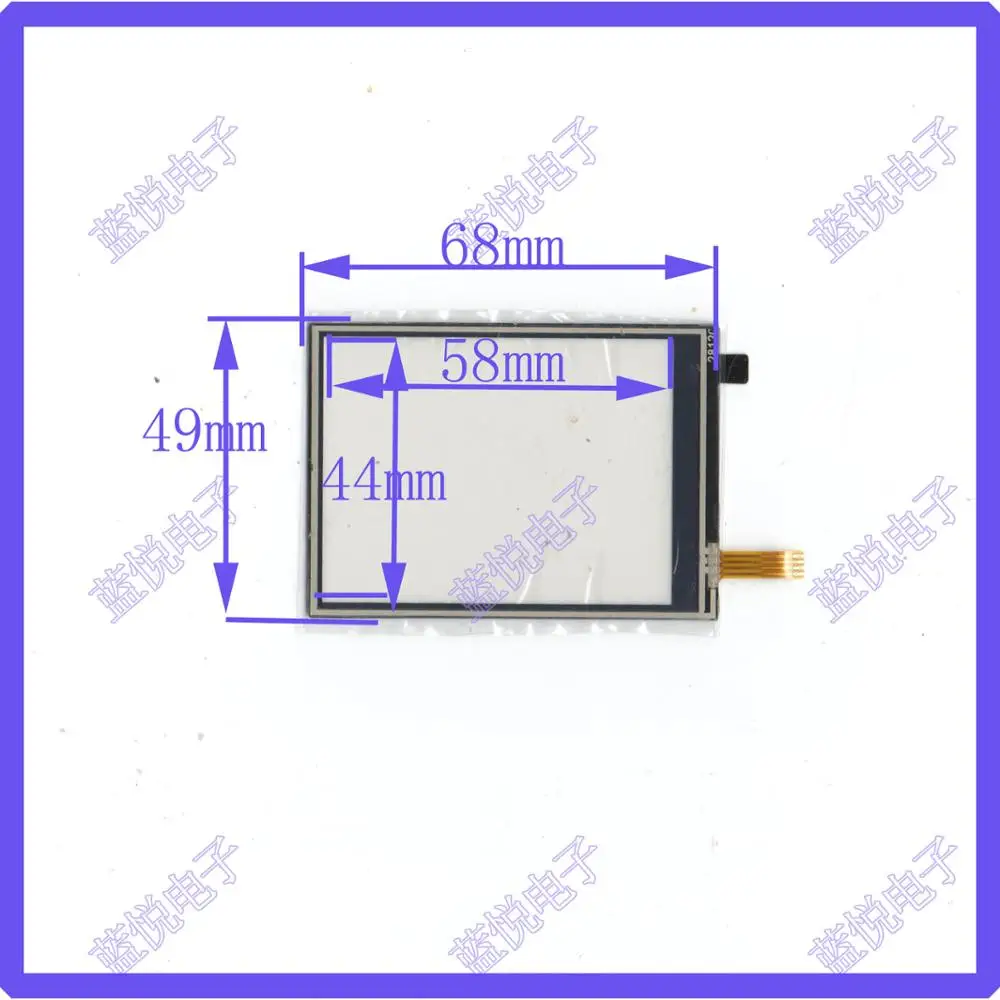 68*49 сенсорный экран, четыре провода сопротивления, 2.8 дюймов КПК почерк экран, середина цифровой универсальный экран