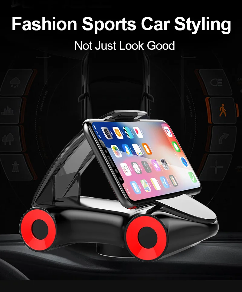 TOMKAS Universal Holder For Phone in Car Dashboard Sports Car Models Phone Car Holder Mobile SmartPhone Support Holder Stand