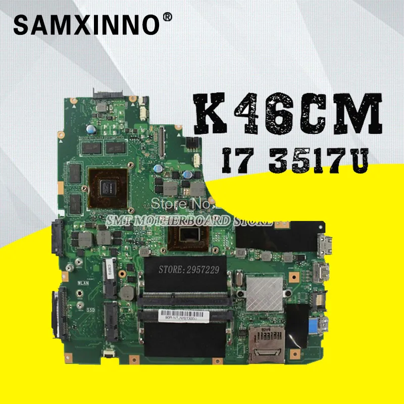 Laptop motherboard K46CB K46CM A46C K46CA for ASUS non Integrated i7