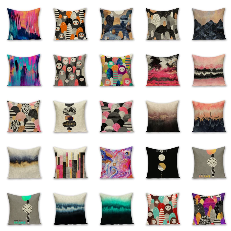 مكتب الديكور أريكة غطاء وسادة بوليستر 45*45 اللوحة المنزل غرفة نوم وسادة ملون الحب سيارة مقعد مجردة الفن اليابان Dol مكتب الديكور أريكة غطاء وسادة بوليستر 45*45 اللوحة المنزل غرفة نوم وسادة ملون الحب سيارة مقعد مجردة الفن اليابان Dol