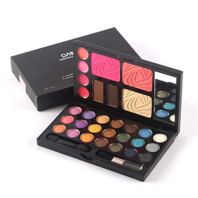 new new 1pcs pro make up powder women cosmetic palette 21colors