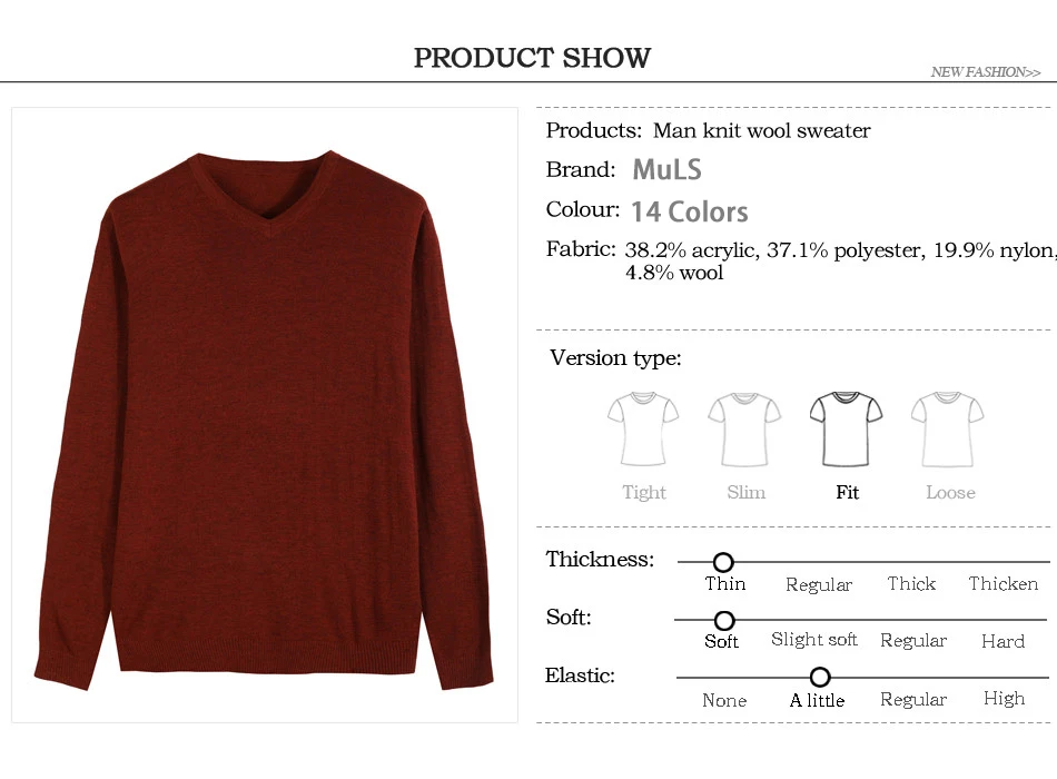 14Colors MuLS 2019 Spring Cashmere Wool Sweaters Men Pullover Women Thin Knit Autumn V-Neck Male Sweater Jumpers Female knitwear 0