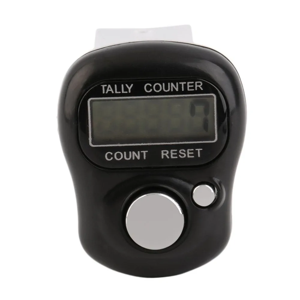 

OUTAD 1Pcs Mini 5-Digit LCD Electronic Digital Golf Sports Universal Finger Hand Held Ring Tally Counter In Stock Drop shipping