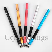 Cqhseands 2 шт. стилус 3 в 1 прецизионный стилус диск наконечник с волоконным наконечником для заметок чертеж навигация для iPad и телефонов