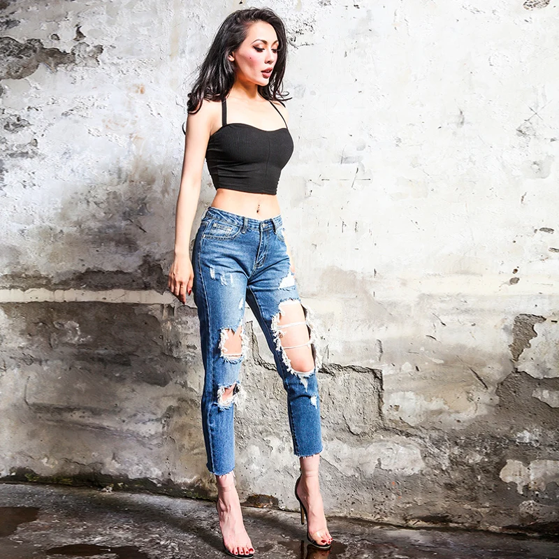 jeans top hot