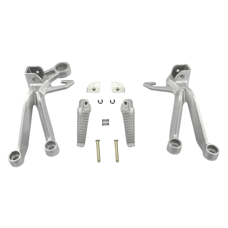 Motorcycle Rear Passenger Foot Pegs Foot rest With Brackets For Suzuki