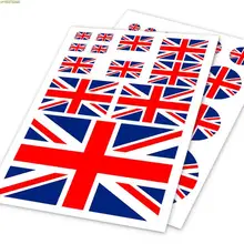 Флаг Англии Дизайн стикеры на автомобиль/ноутбук/велосипед, горячие рисунки виниловые водостойкие, 2 модели доступны
