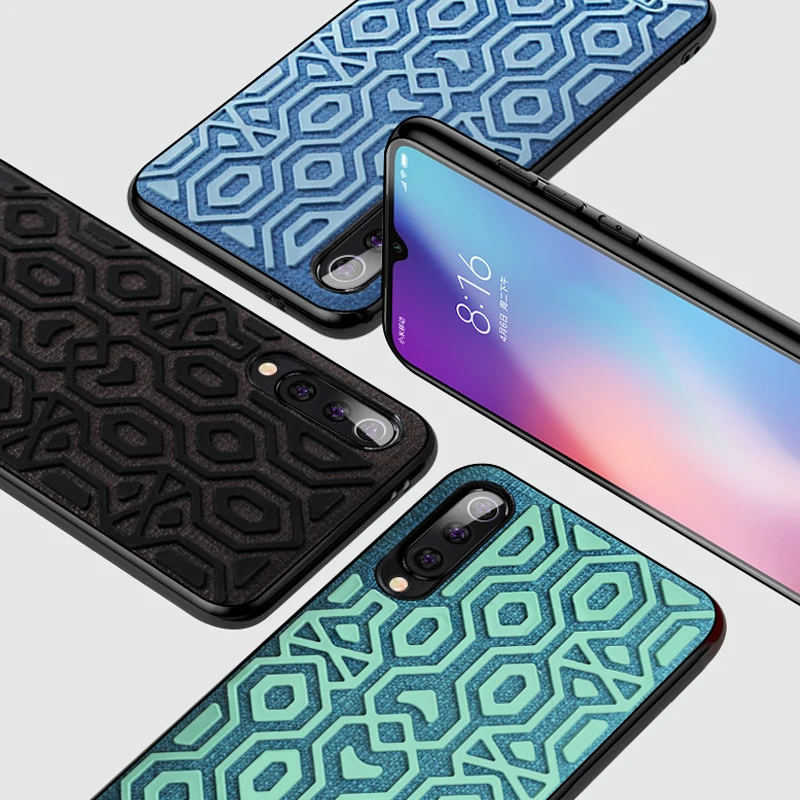 For Xiaomi mi 9 case cover global version protective silicone skid-proof cloth back cover MOFi mi9 SE and Transparent case