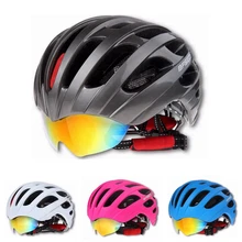 Basecamp New Arrival 5 Colors Insect Net MTB Bike Road Cycling Helmet 27 Vents Bicycle Ultralight Helmet & Goggles Design+3 Lens