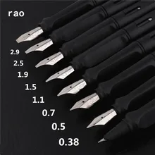 Различных наконечников ручек 0,38/0,5/0,7/1,1/1,5/1,9/2,5/2,9 мм класса люкс качества 878 авторучка школьные канцелярские принадлежности чернила ручка для творчества