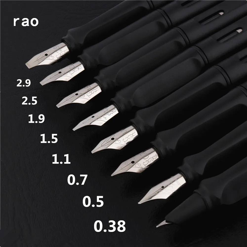 

Various pen tips 0.38/0.5/0.7/1.1/1.5/1.9/2.5/2.9mm Luxury quality 878 Fountain Pen School office stationery ink Art pens