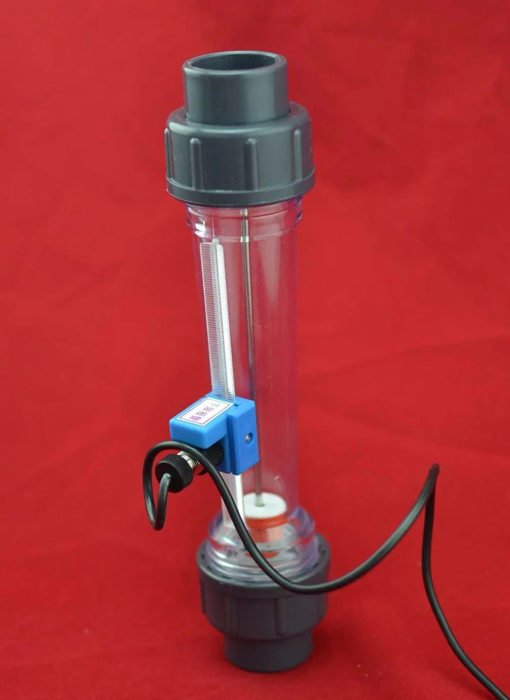 

LZS-15A 80 to 800L/H~1000L/H Pipeline plastic tube water rotameter with flow alarm swith lower limit(default) or upper limit