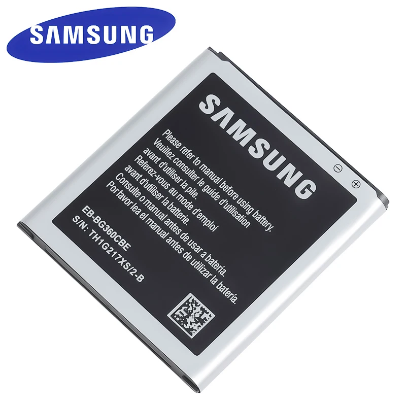 

Original Samsung Battery Replacement for Galaxy Core Prime G360 G361 G360V G3608 G360H J2 J200 J2(2017) 2000mAh EB-BG360BBE NFC