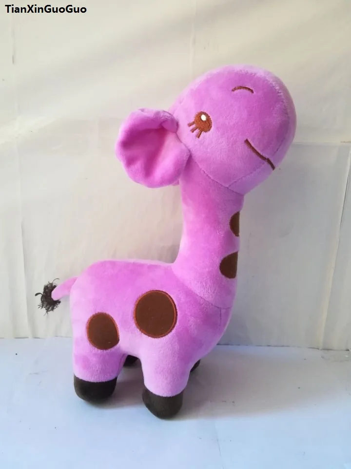 purple giraffe teddy