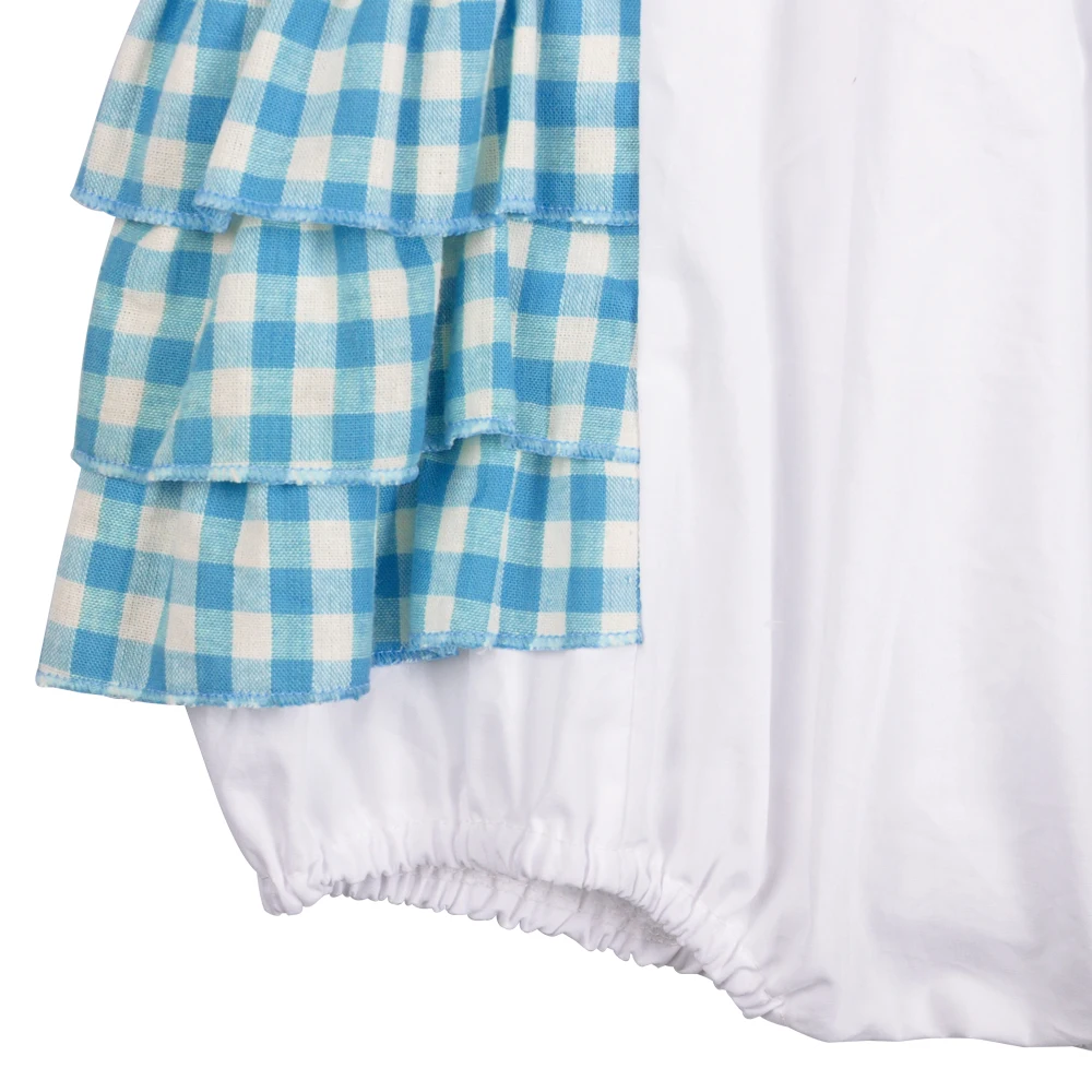 Комбинезон для маленьких девочек; летняя одежда для девочек CONICE NINI; кружевные буффы на рукавах с белым поясом для новорожденных; Изысканная одежда для девочек