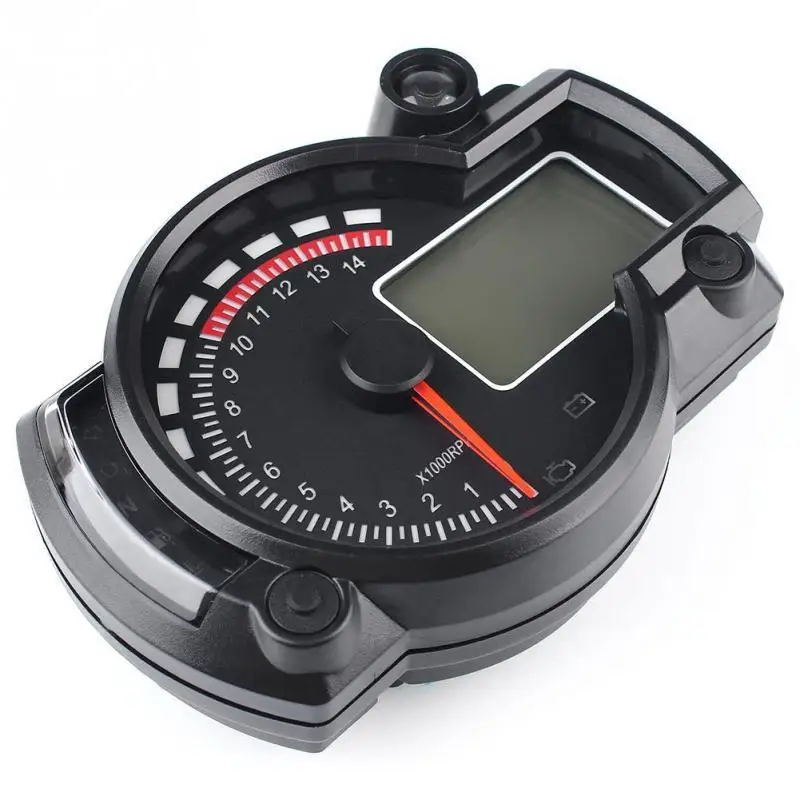 

7-Color LED Motorcycle RX2N ATV LCD Digital Speedometer Tachometer Meter 15000rpm